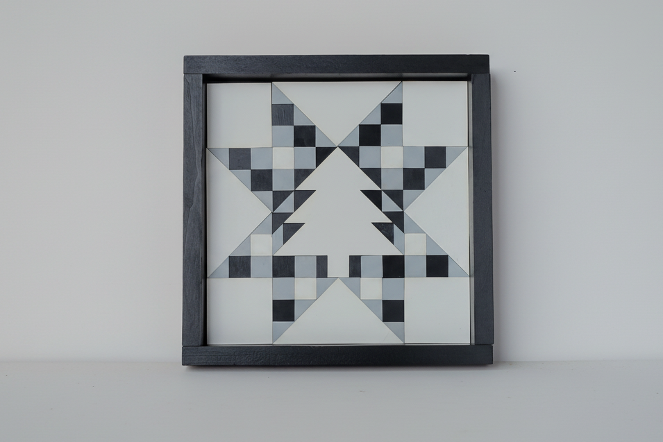 12x12 "Christmas Tree Star" Barn Quilt Kit