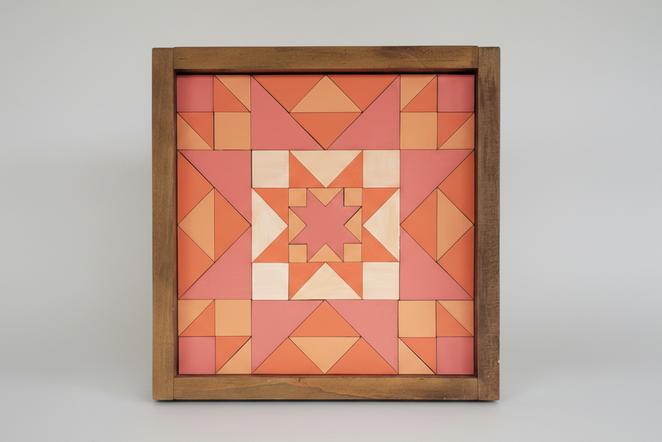 12x12 "Bursting Star" Barn Quilt Kit