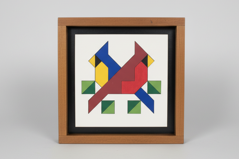 12x12 "Cardinal 2" Barn Quilt Kit