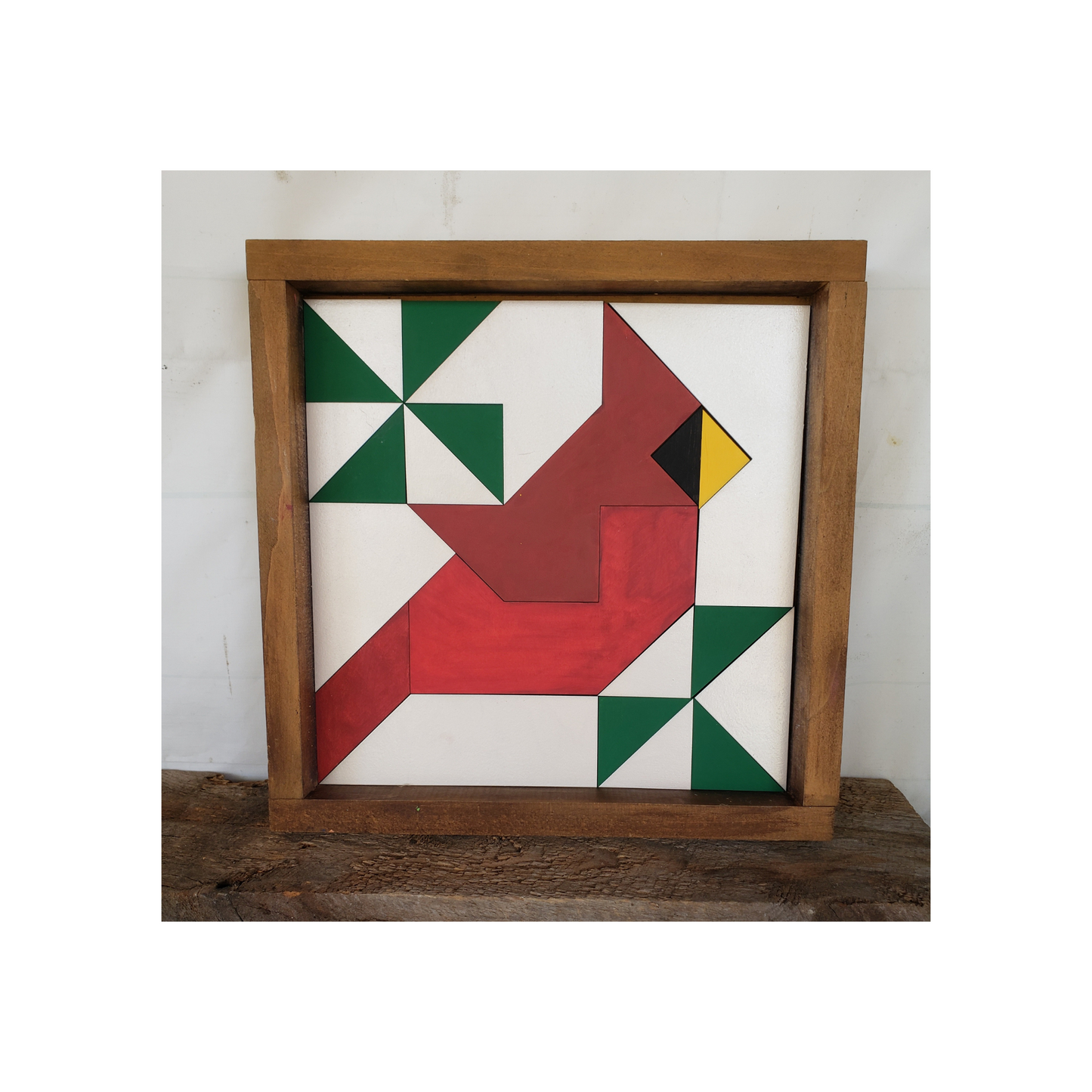 18x18 Cardinal Barn Quilt Kit