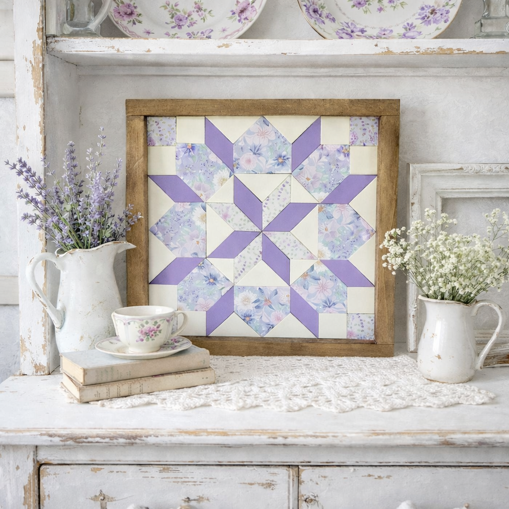 18x18 "Grandmas Star" Barn Quilt