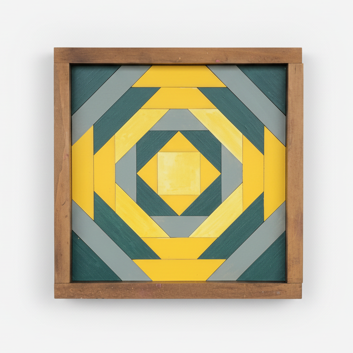 12x12 "Classic Pineapple" Barn Quilt Kit