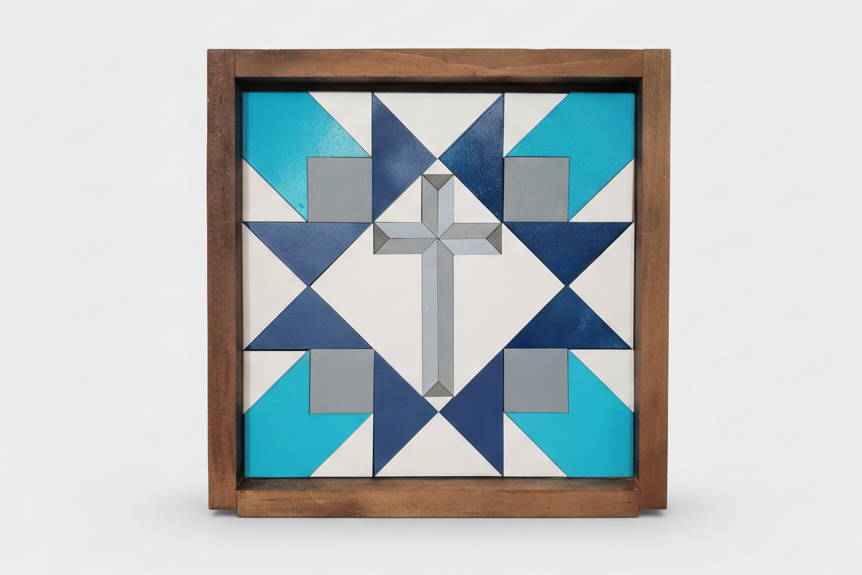 18x18 Cross Barn Quilt Kit