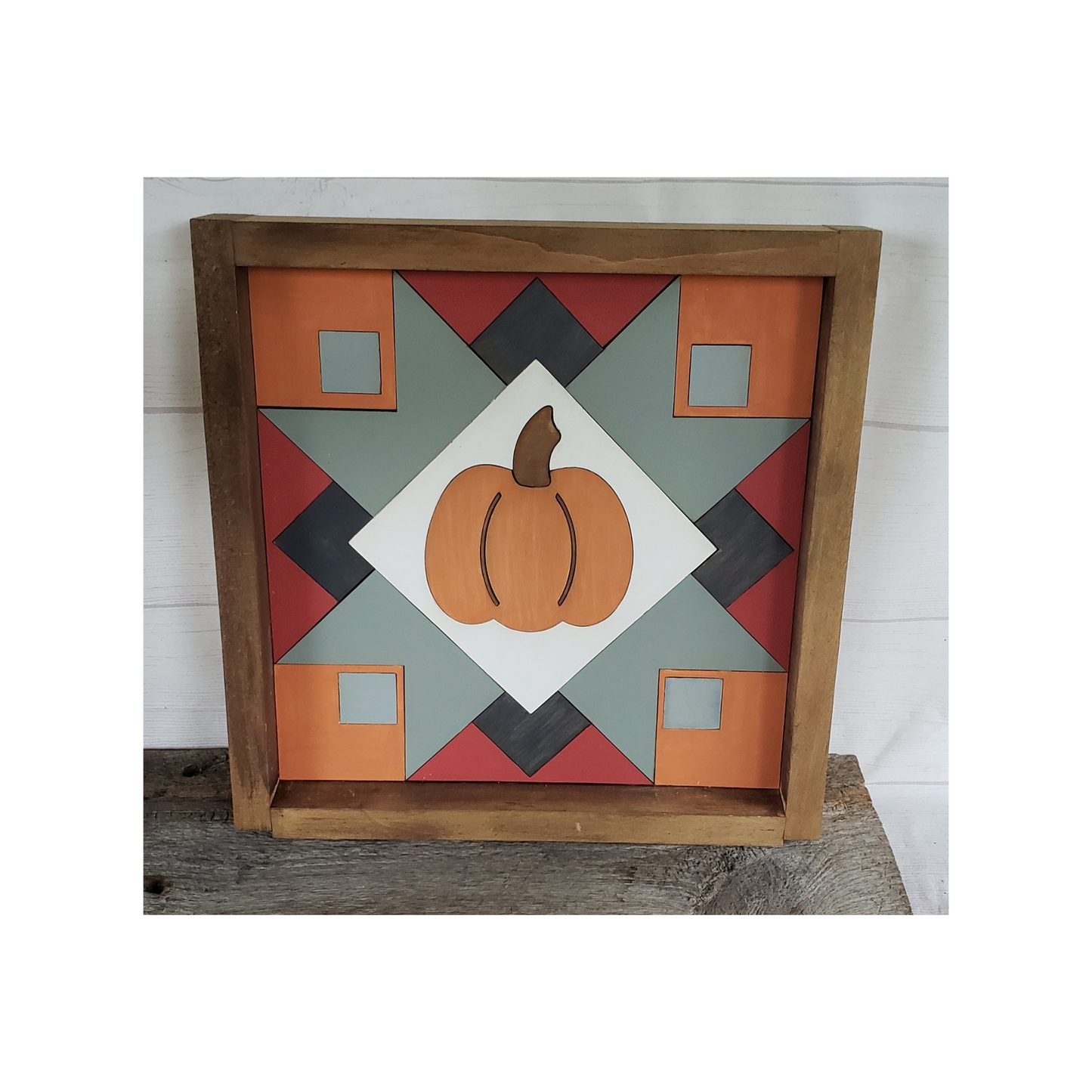 18x18 "Fall Pumpkin" Barn Quilt Kit