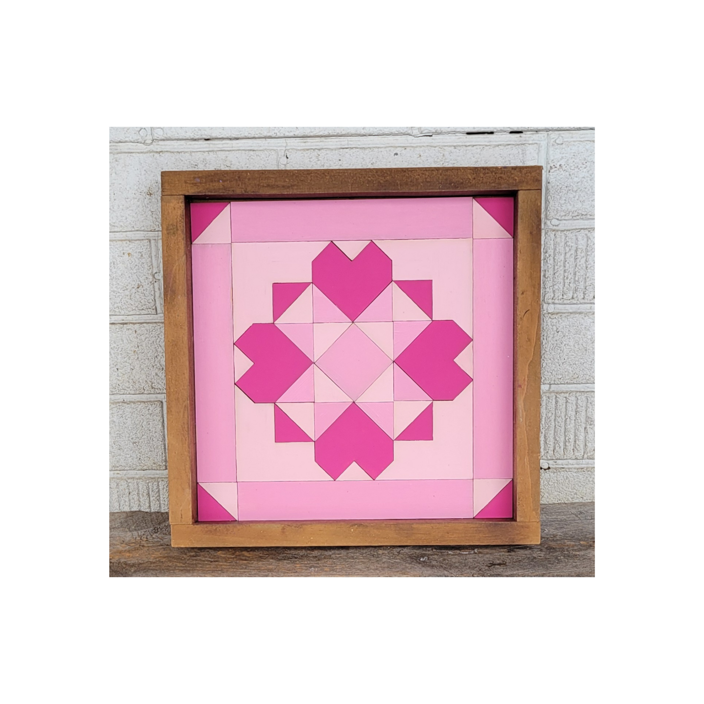 24x24 "Hearts 1" Barn Quilt Kit