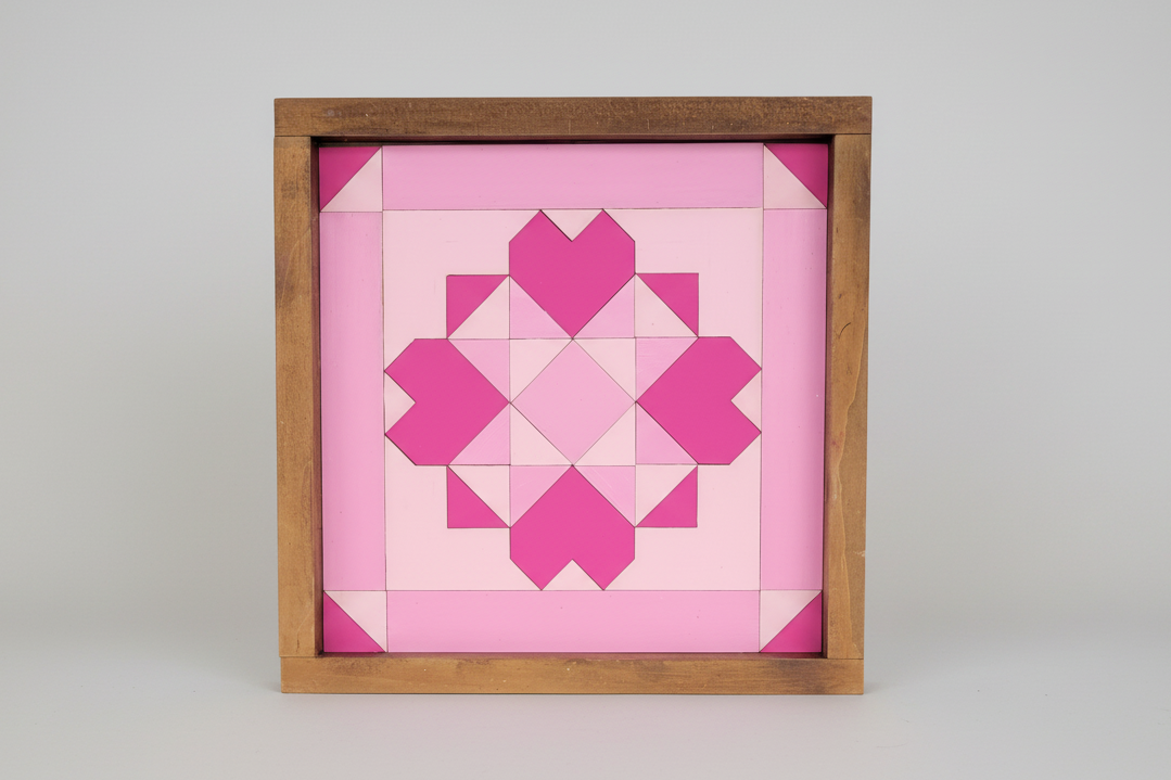 12x12 "Hearts of Spring" Barn Quilt Kit