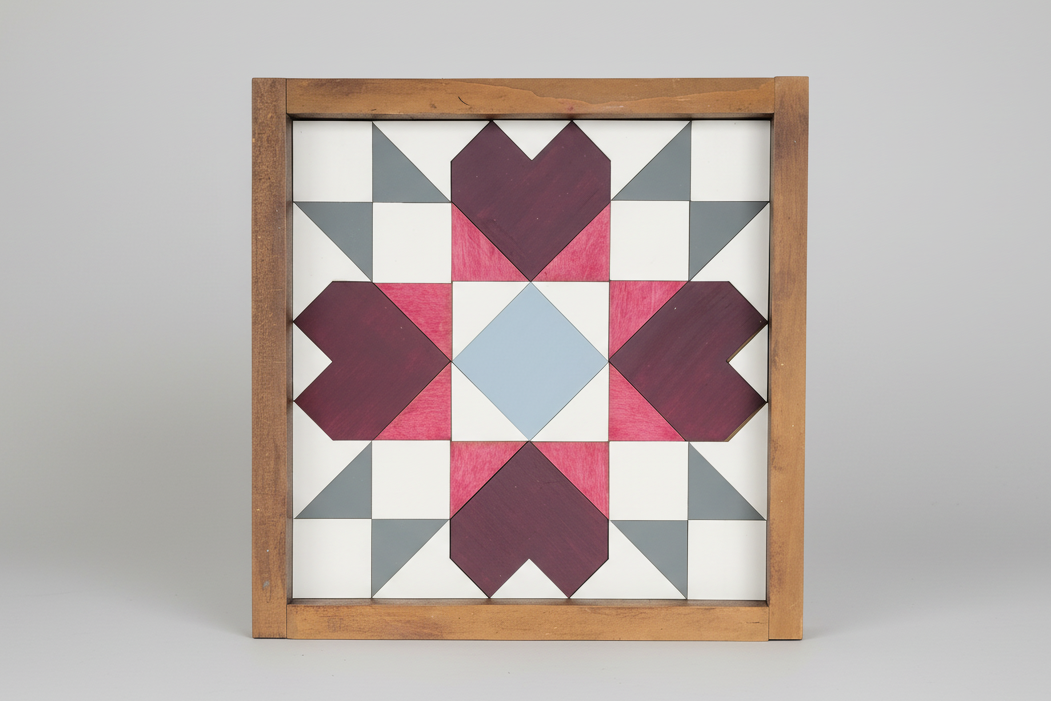 12x12 "Hearts 2" Barn Quilt Kit