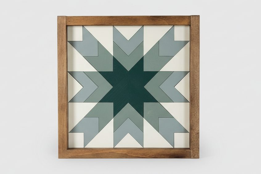 18x18 "Farmers Star" Barn Quilt