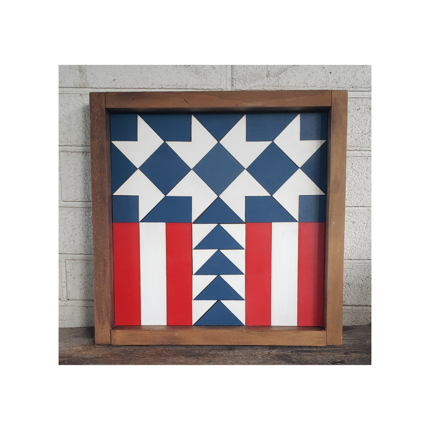 12x12 "Patriotic Star 2" Barn Quilt Kit