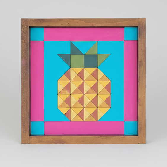 24x24 "Pineapple" Barn Quilt Kit