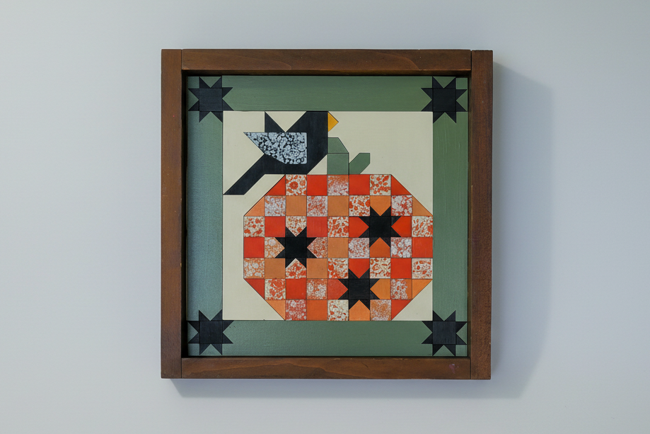 18x18 "Primitive Pumpkin" Barn Quilt Kit