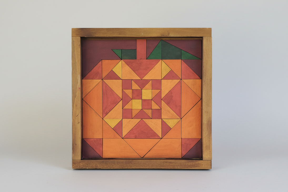18x18 "Pumpkin 1" Barn Quilt Kit