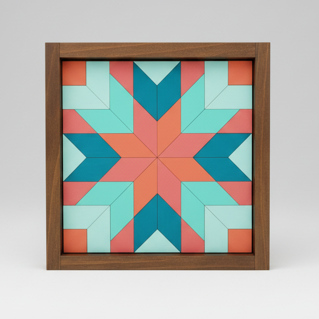 12x12 "Star Plus" Barn Quilt Kit