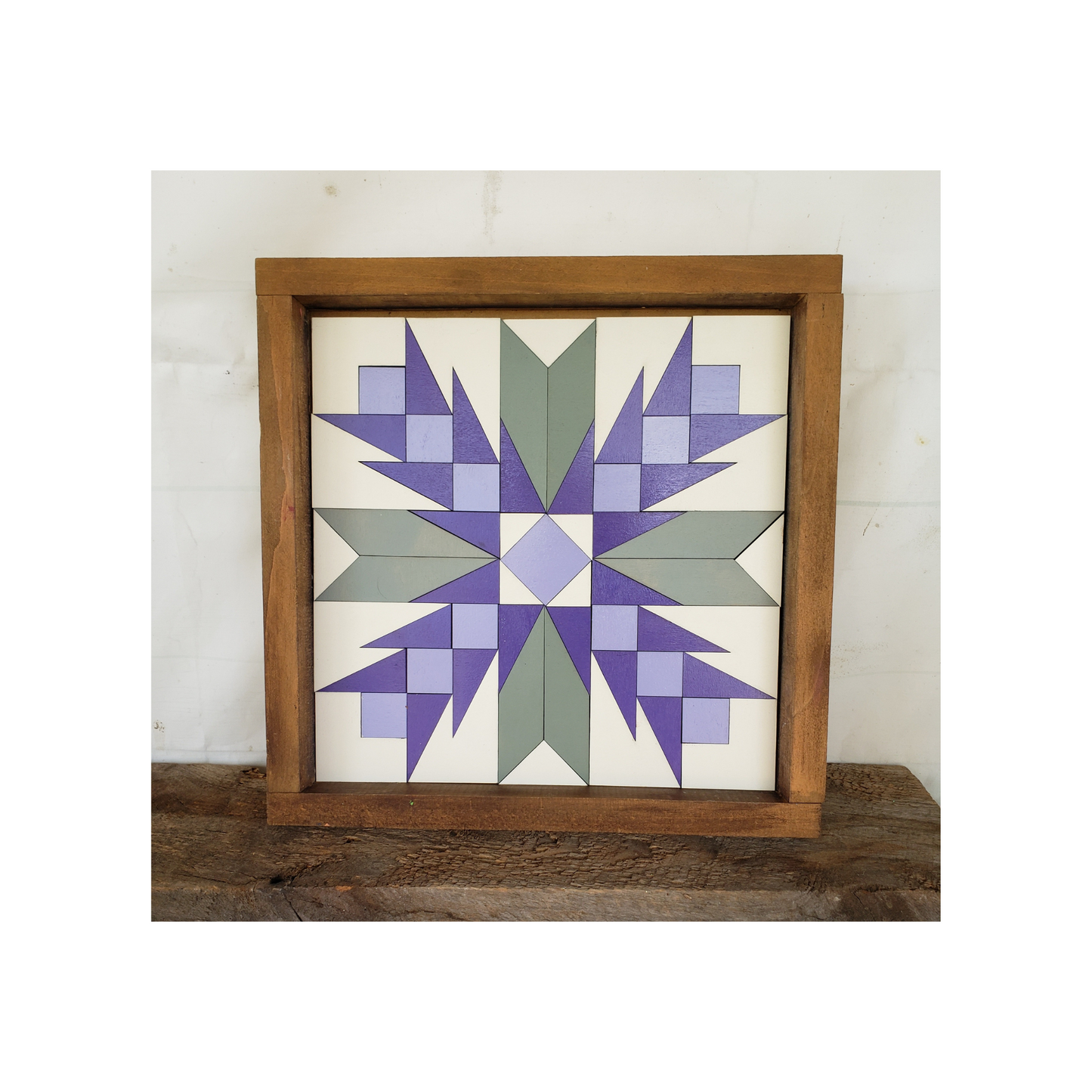 18x18 "Thistle Rose" Barn Quilt Kit
