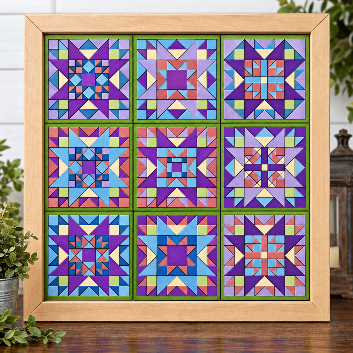 Shimmering Star 12x12 Sampler