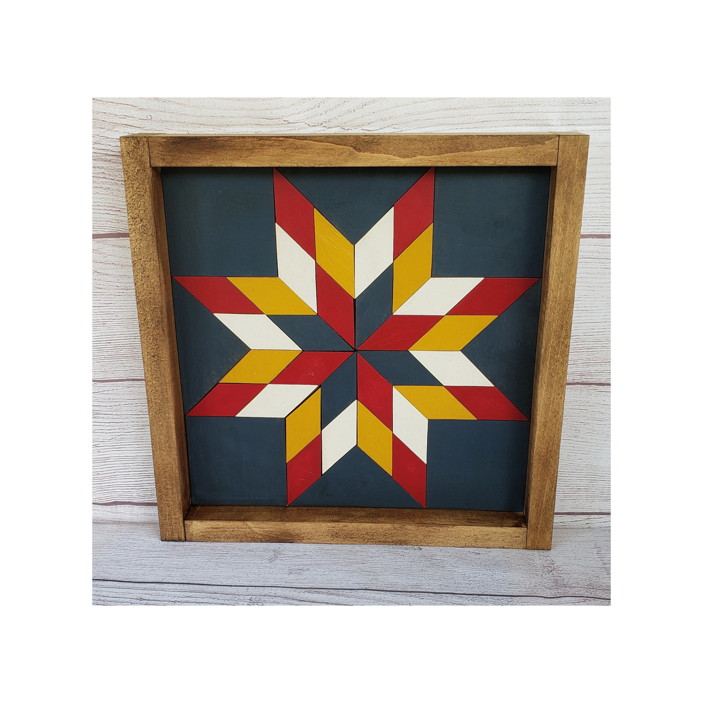 18x18 "Blazing Star" Barn Quilt