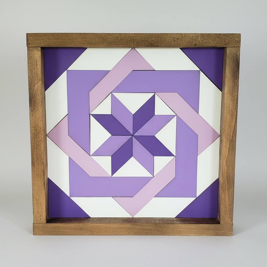24x24 "Labyrinth Star" Barn Quilt Kit