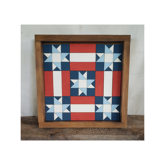 24x24 "American Stars & Stripes" Barn Quilt Kit