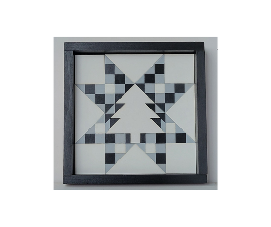 24x24 "Christmas Tree Star" Barn Quilt Kit