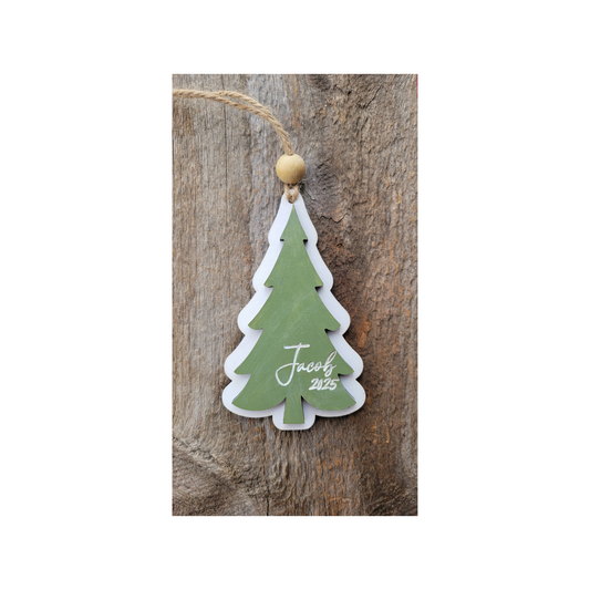 2025 Personalized Minimalist Ornament