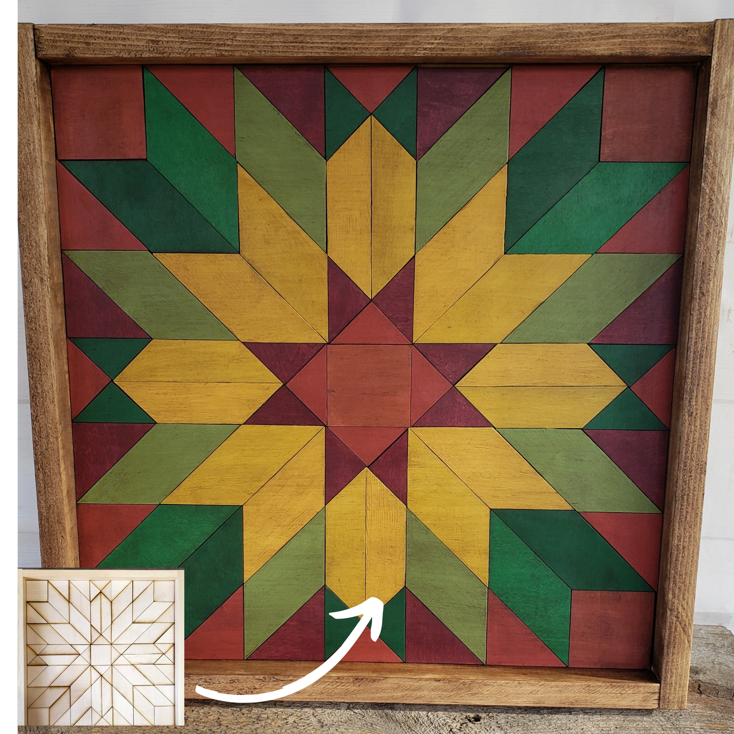 24x24 "Sunflower" Barn Quilt