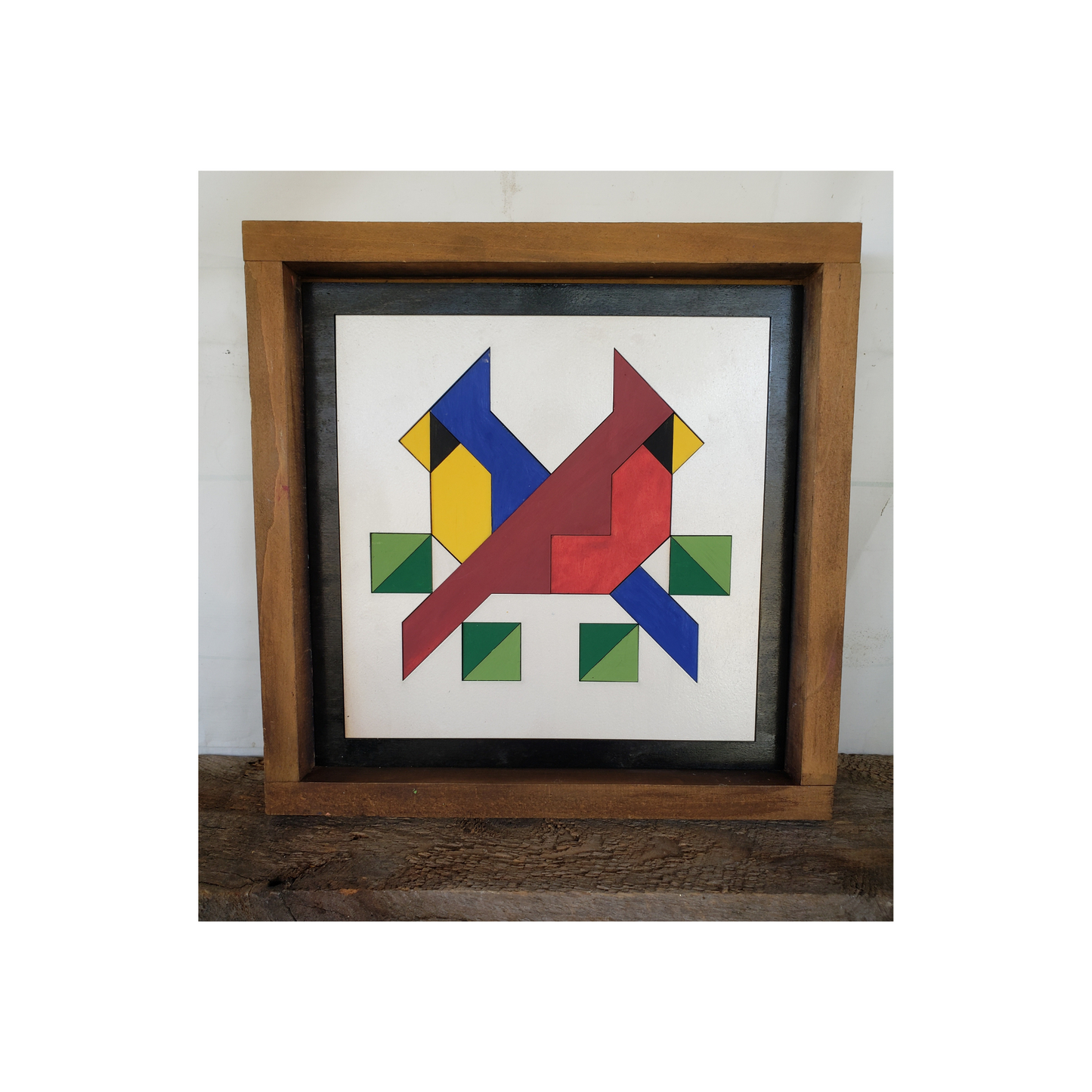 12x12 Cardinal 2 Barn Quilt Kit