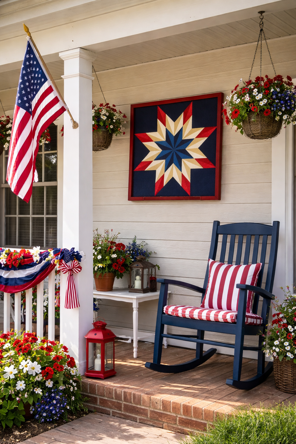 12x12 "Blazing Star 2" Barn Quilt Kit