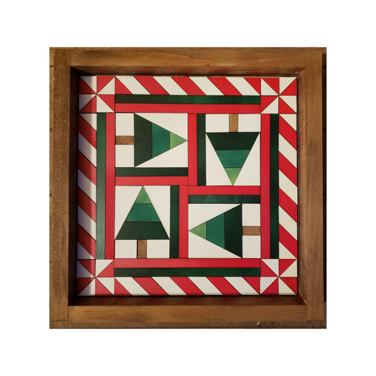 18x18 Christmas Tree Barn Quilt Kit