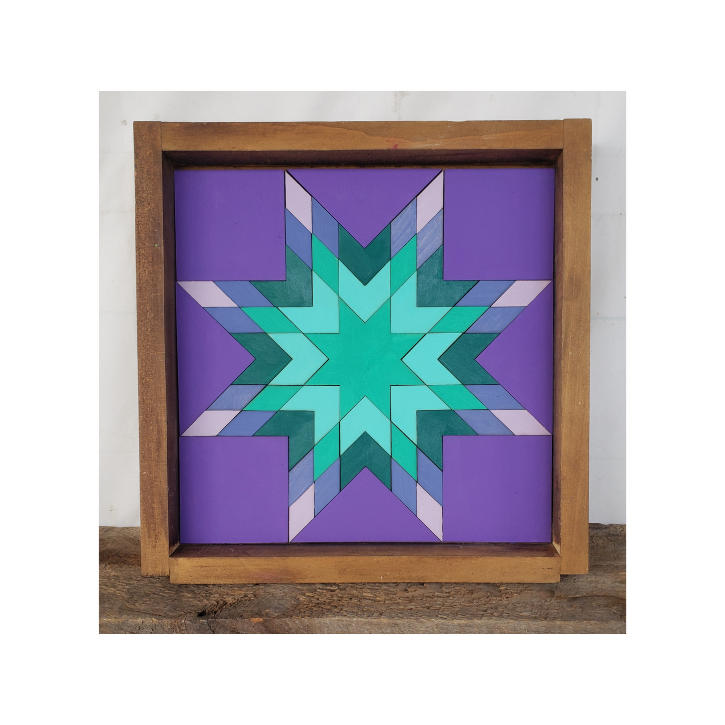 18x18 "Lone Star" Barn Quilt Kit