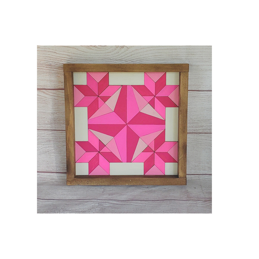 18x18 "Lily Wreath" Barn Quilt