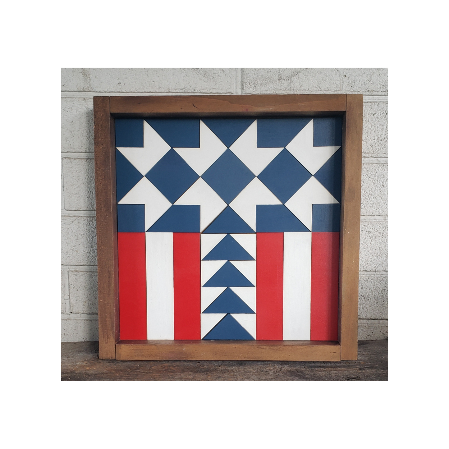 24x24 "Patriotic Star 2" Barn Quilt Kit