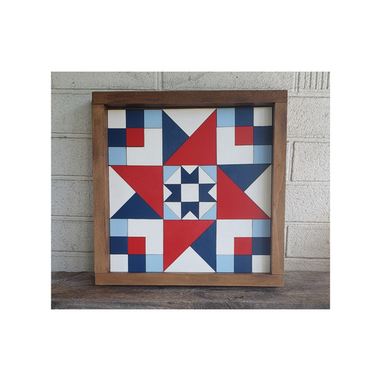 24x24 "Patriotic Star" Barn Quilt Kit