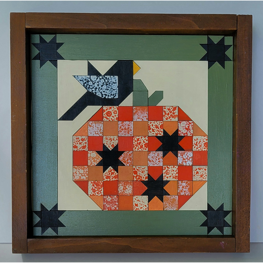 18x18 "Primitive Pumpkin" Barn Quilt Kit