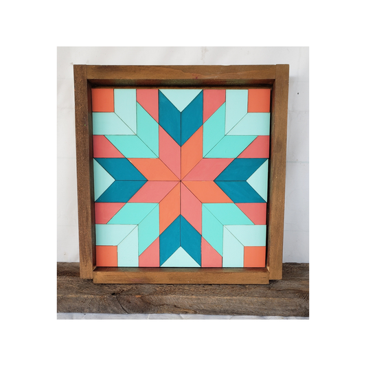 24x24 "Star Plus" Barn Quilt Kit