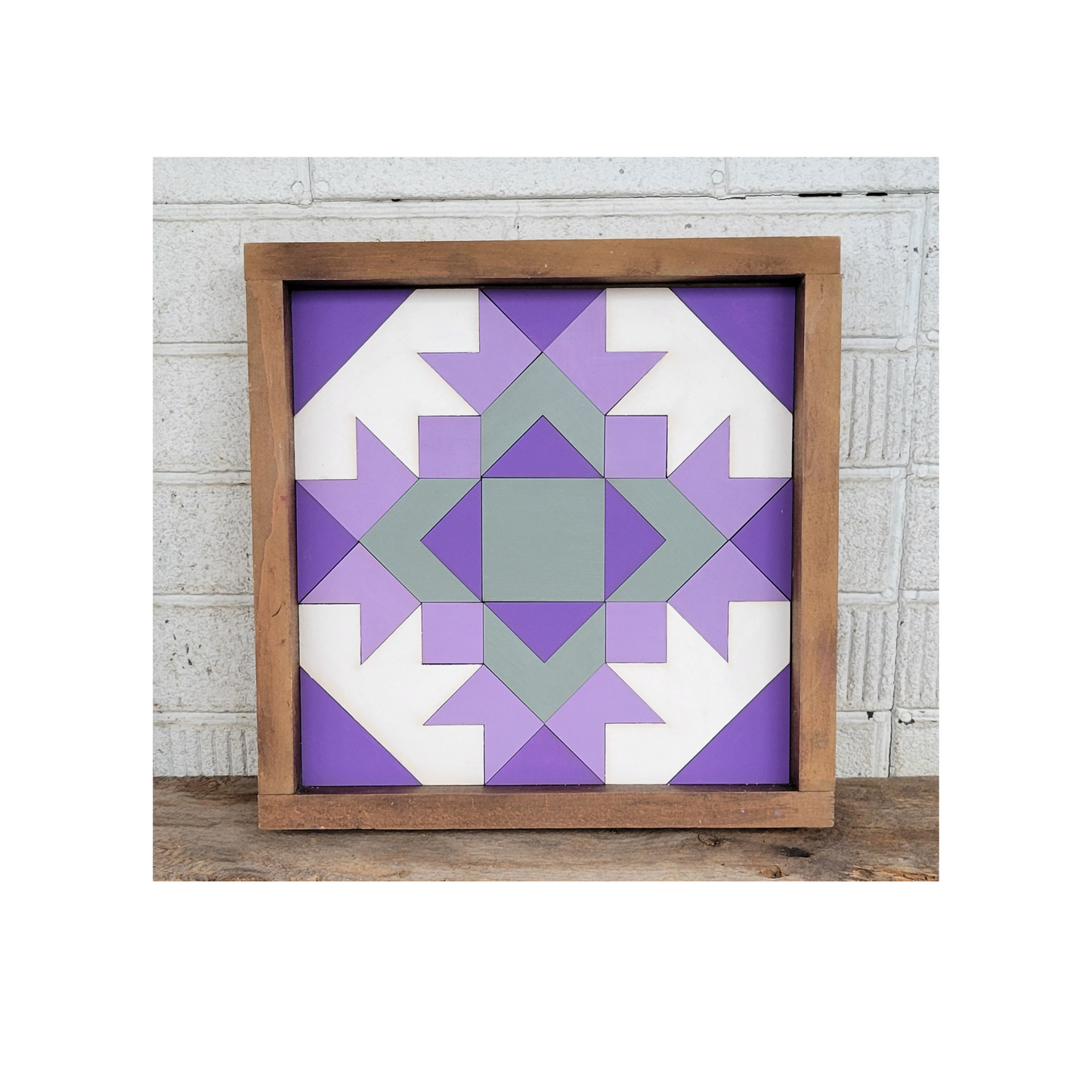 24x24 "Thistle Bloom" Barn Quilt Kit
