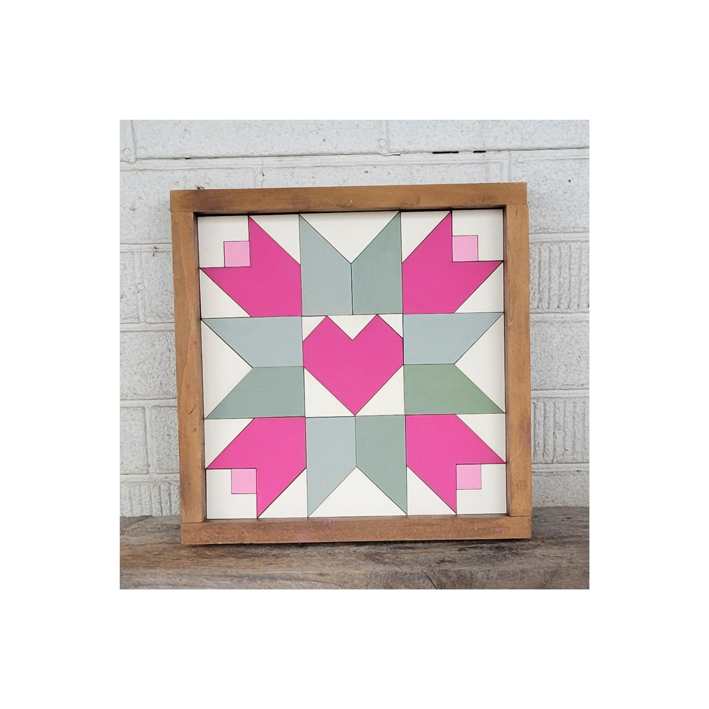 12x12 " Tulip Hearts" Barn Quilt Kit