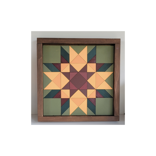 12x12 "Sunflower Star" Barn Quilt Kit