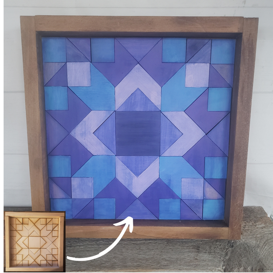 24x24 " Arrows Crown" Barn Quilt