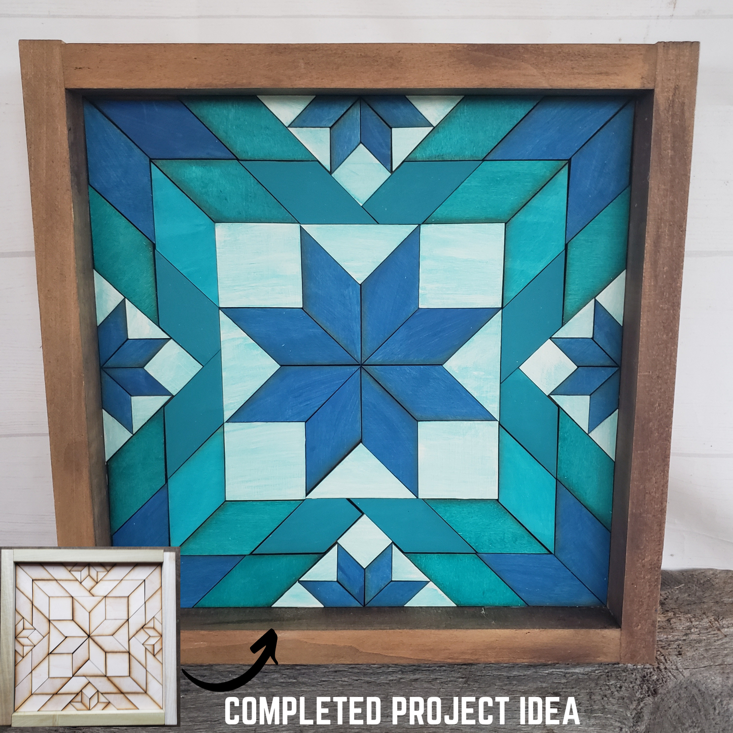 18x18 " Night Heavens" Barn Quilt